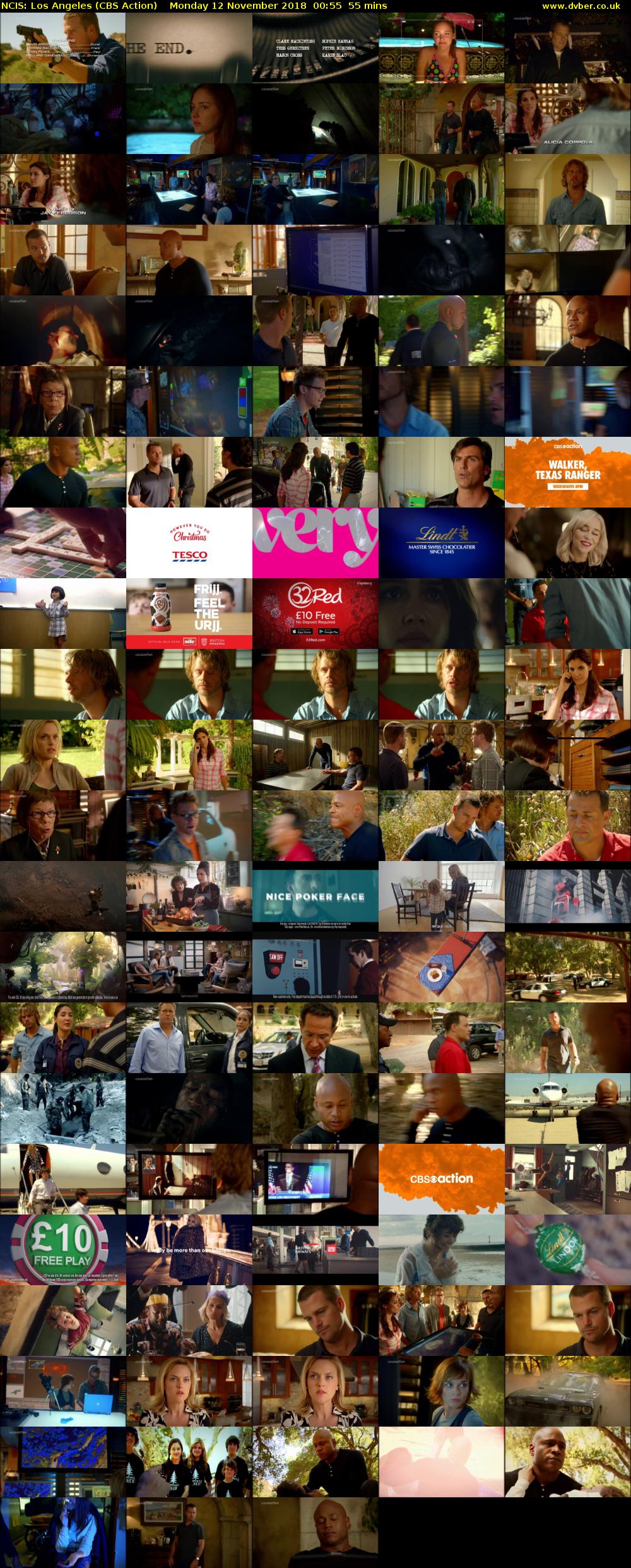 NCIS: Los Angeles (CBS Action) Monday 12 November 2018 00:55 - 01:50