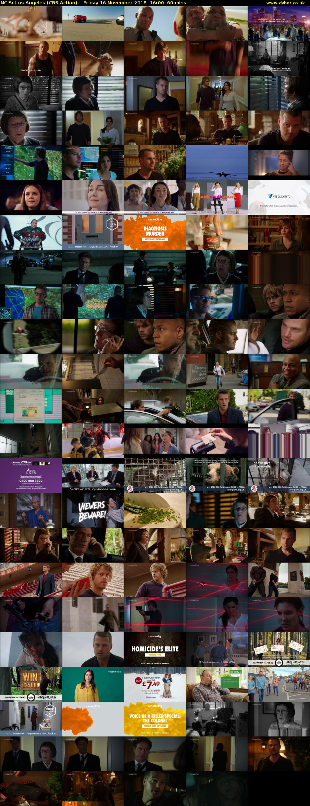 NCIS: Los Angeles (CBS Action) Friday 16 November 2018 16:00 - 17:00