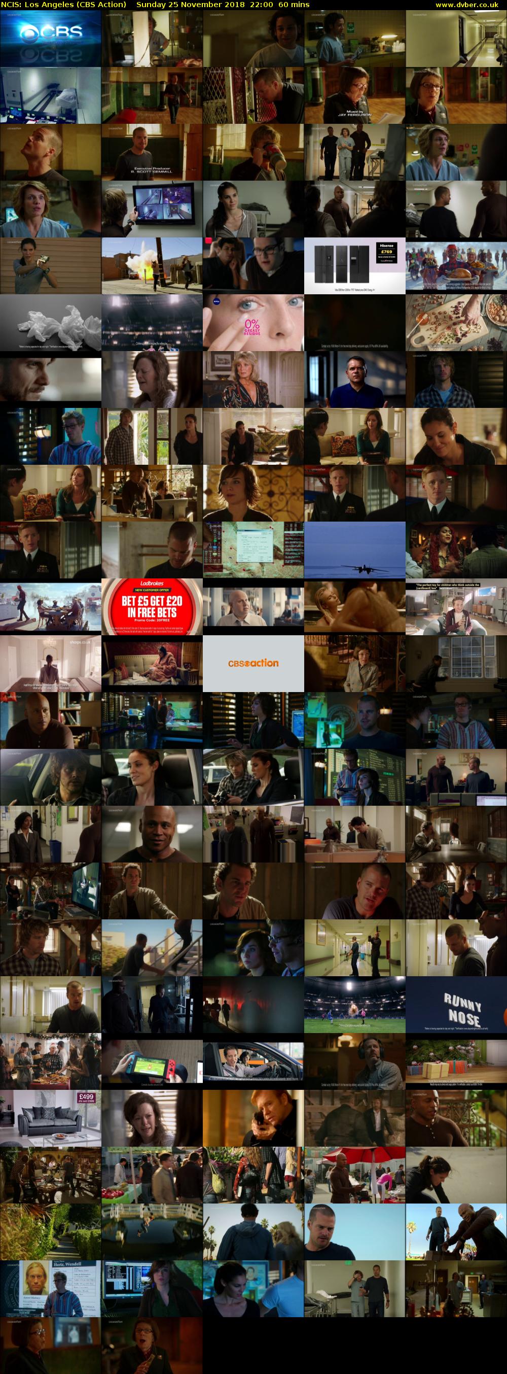 NCIS: Los Angeles (CBS Action) Sunday 25 November 2018 22:00 - 23:00