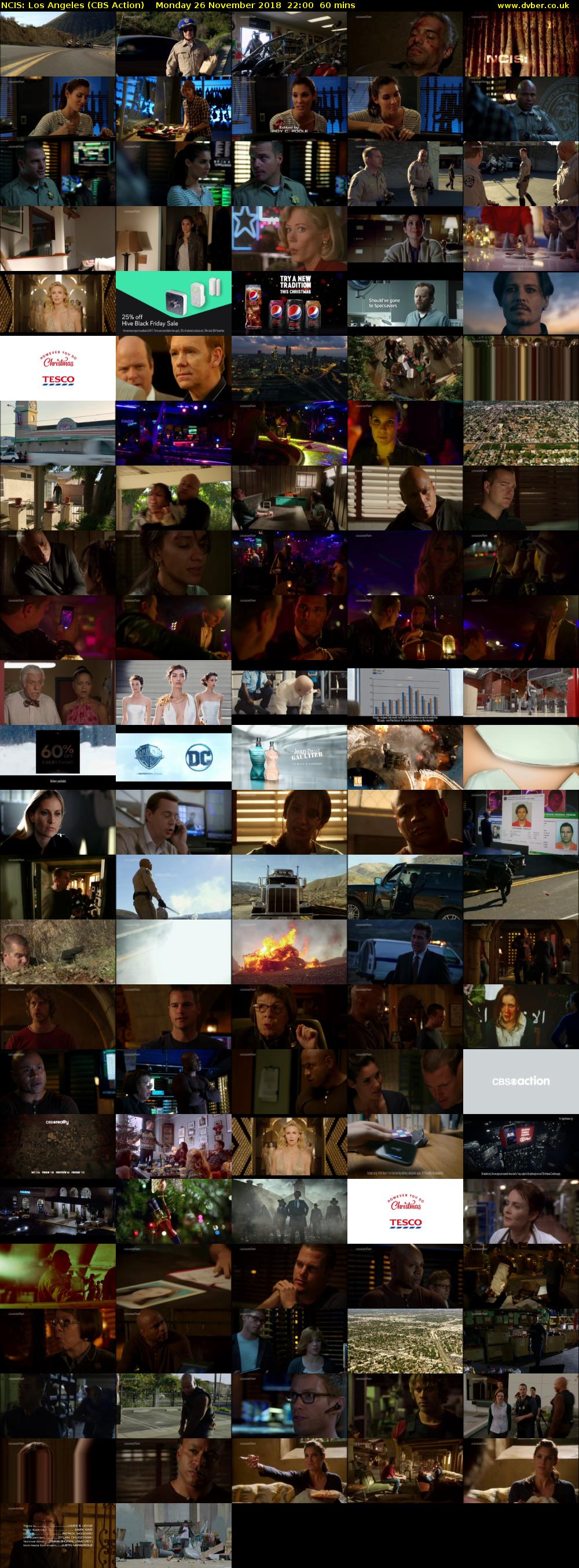 NCIS: Los Angeles (CBS Action) Monday 26 November 2018 22:00 - 23:00