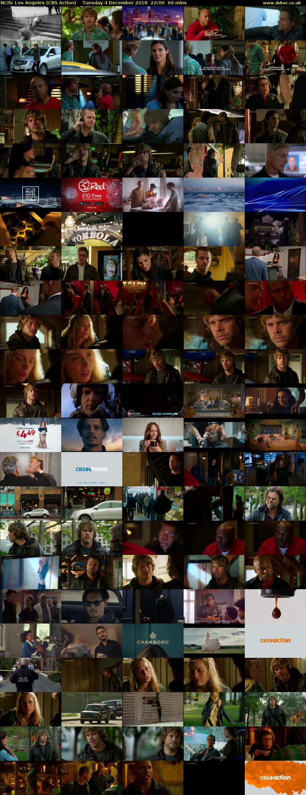 NCIS: Los Angeles (CBS Action) Tuesday 4 December 2018 22:00 - 23:00