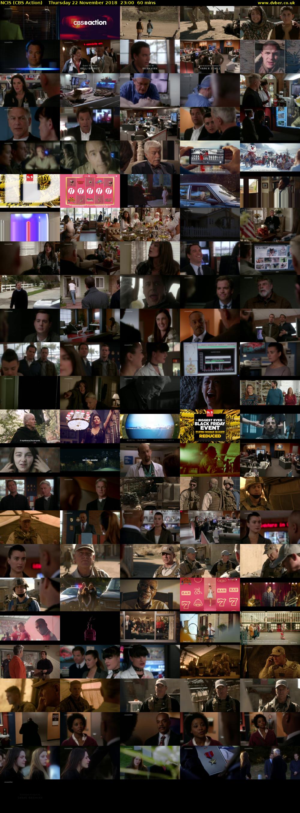 NCIS (CBS Action) Thursday 22 November 2018 23:00 - 00:00