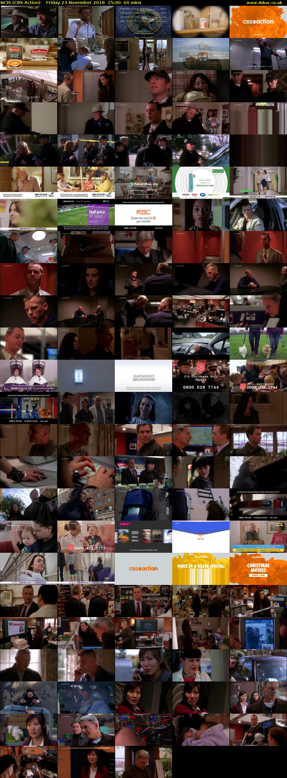 NCIS (CBS Action) Friday 23 November 2018 15:00 - 16:00