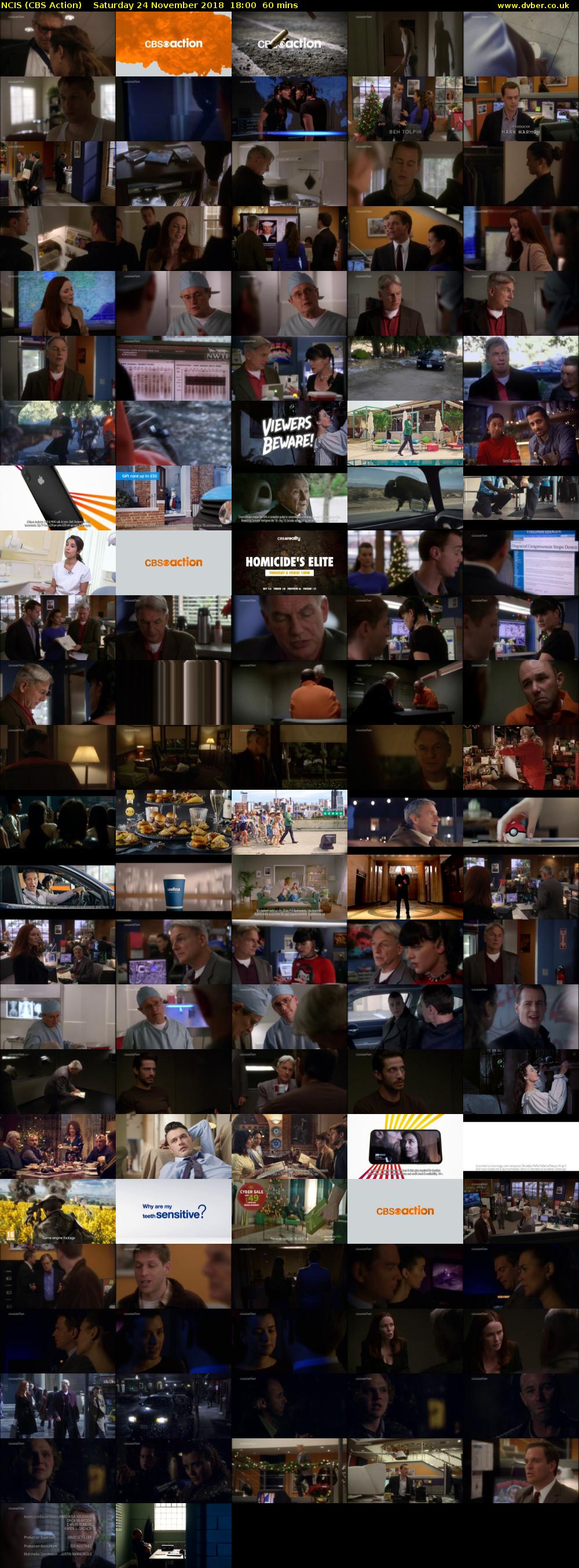 NCIS (CBS Action) Saturday 24 November 2018 18:00 - 19:00