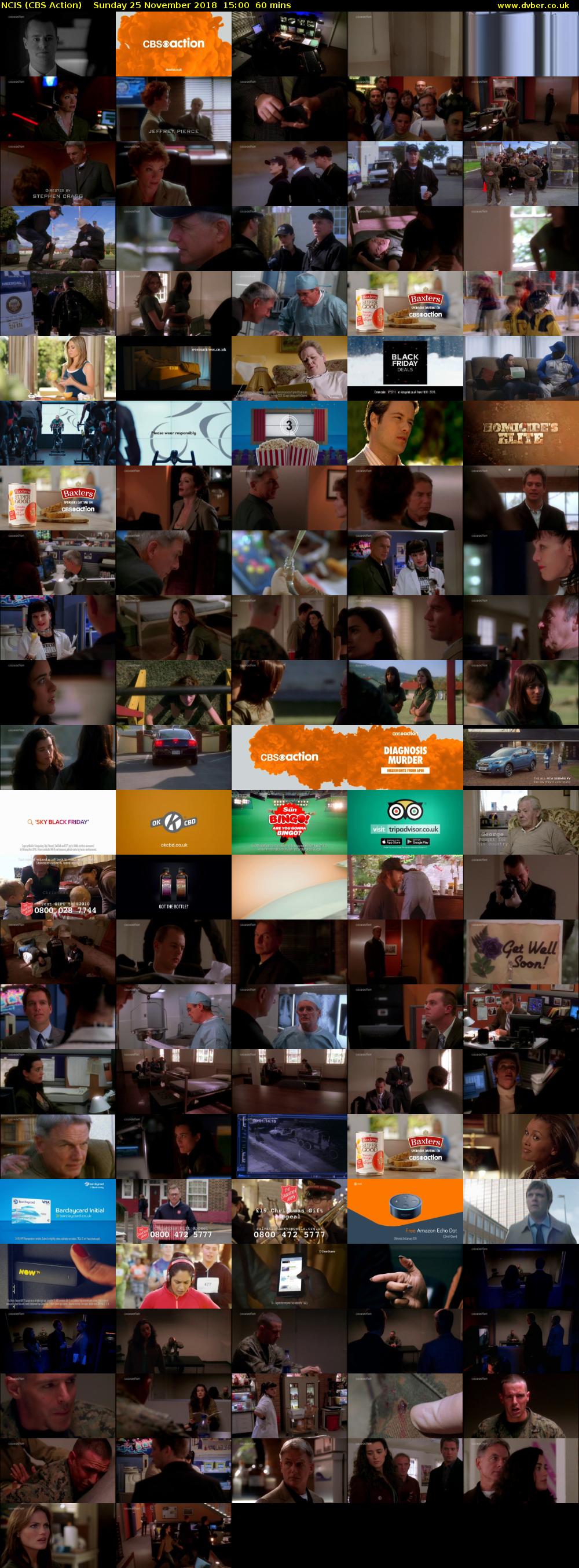 NCIS (CBS Action) Sunday 25 November 2018 15:00 - 16:00