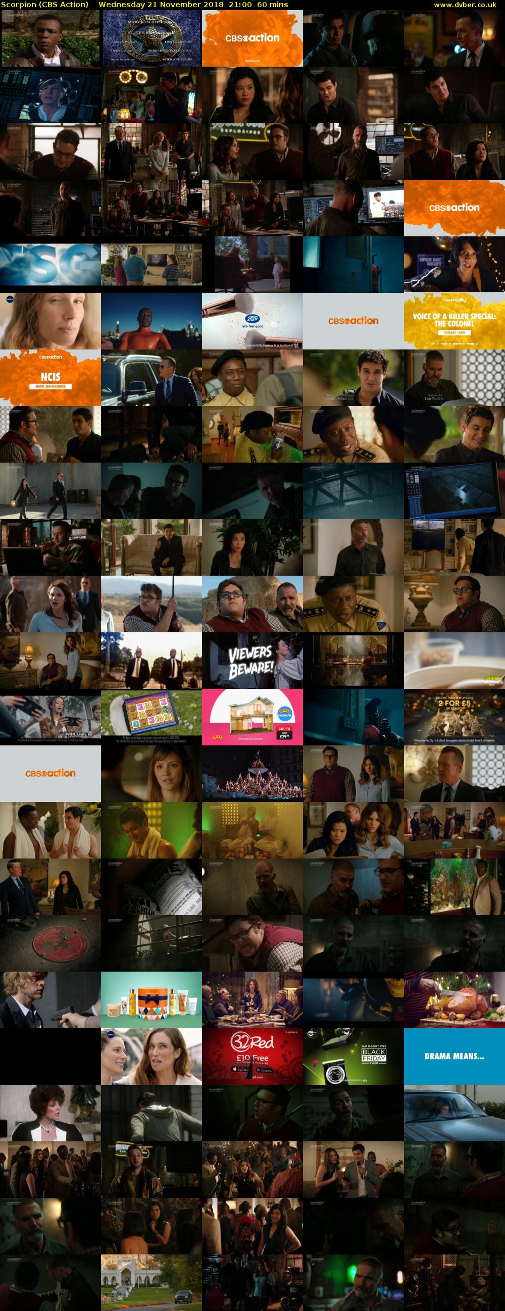 Scorpion (CBS Action) Wednesday 21 November 2018 21:00 - 22:00