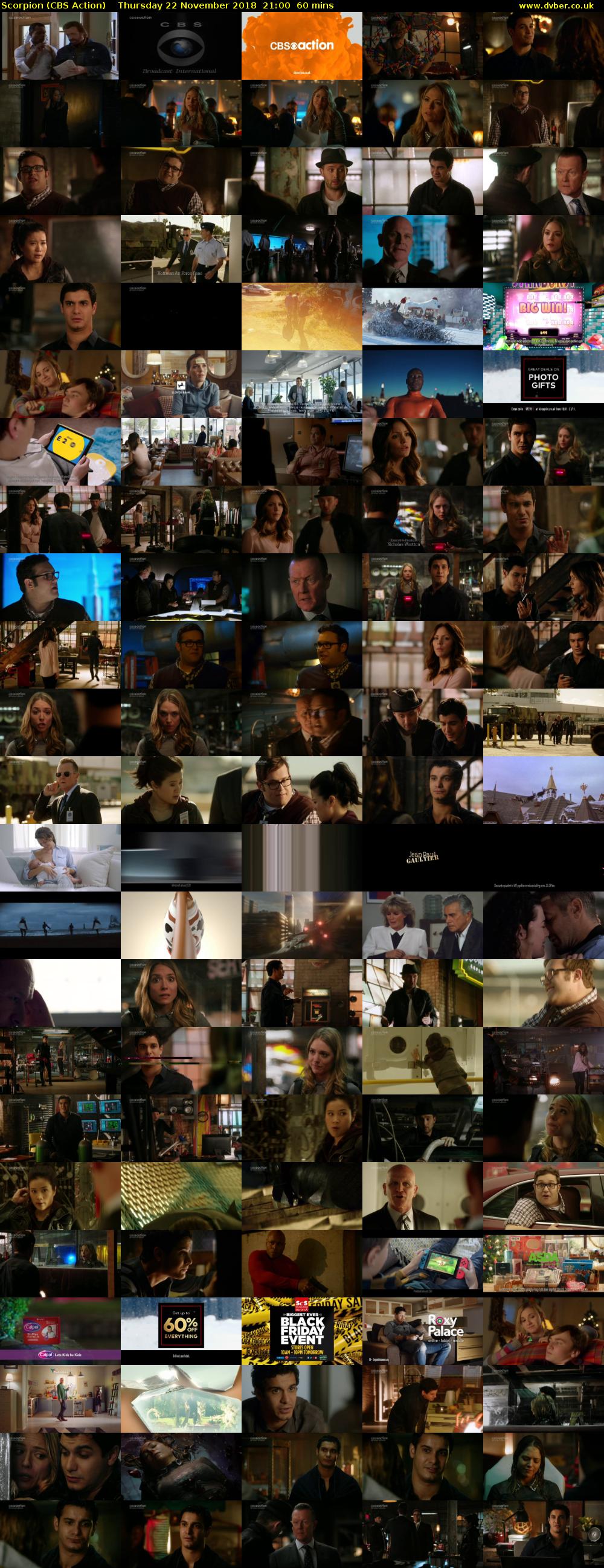 Scorpion (CBS Action) Thursday 22 November 2018 21:00 - 22:00