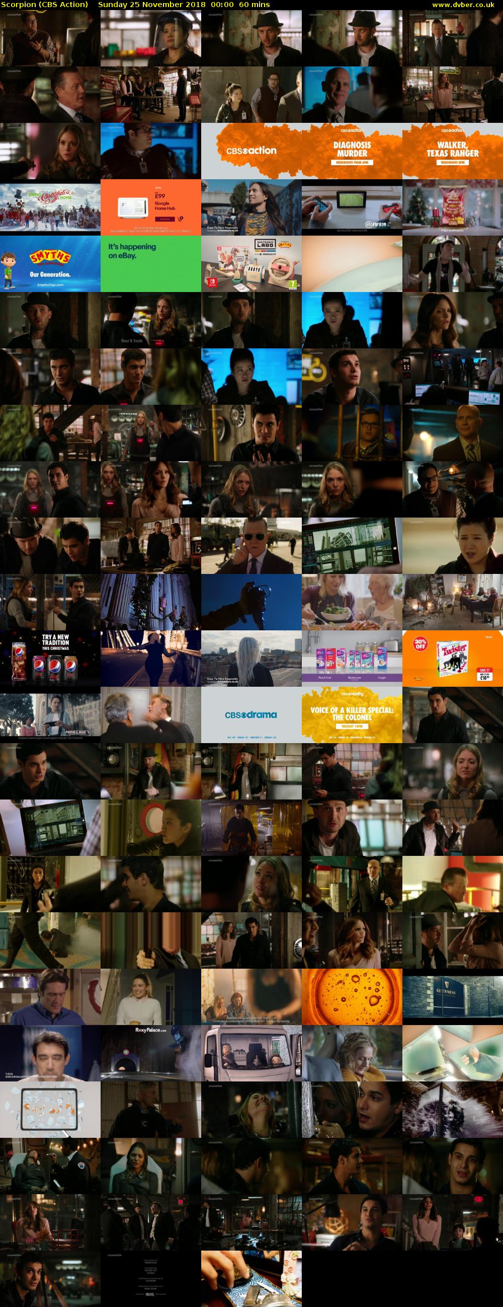 Scorpion (CBS Action) Sunday 25 November 2018 00:00 - 01:00