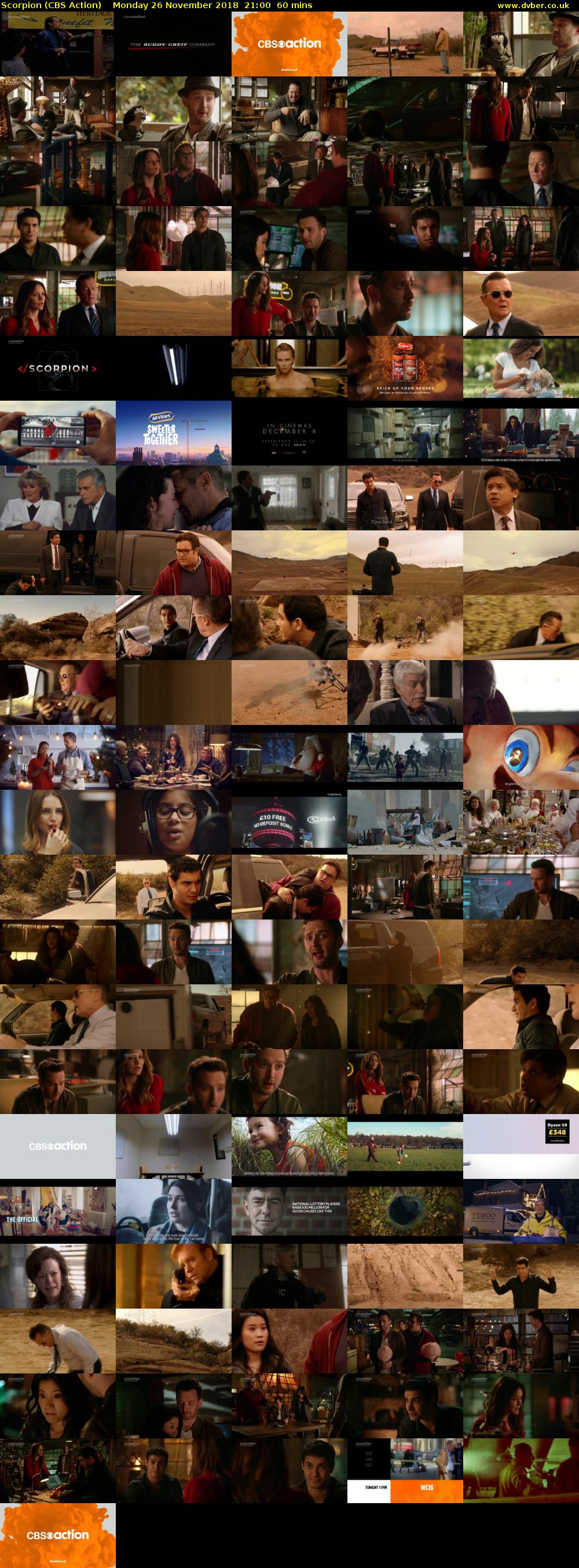 Scorpion (CBS Action) Monday 26 November 2018 21:00 - 22:00