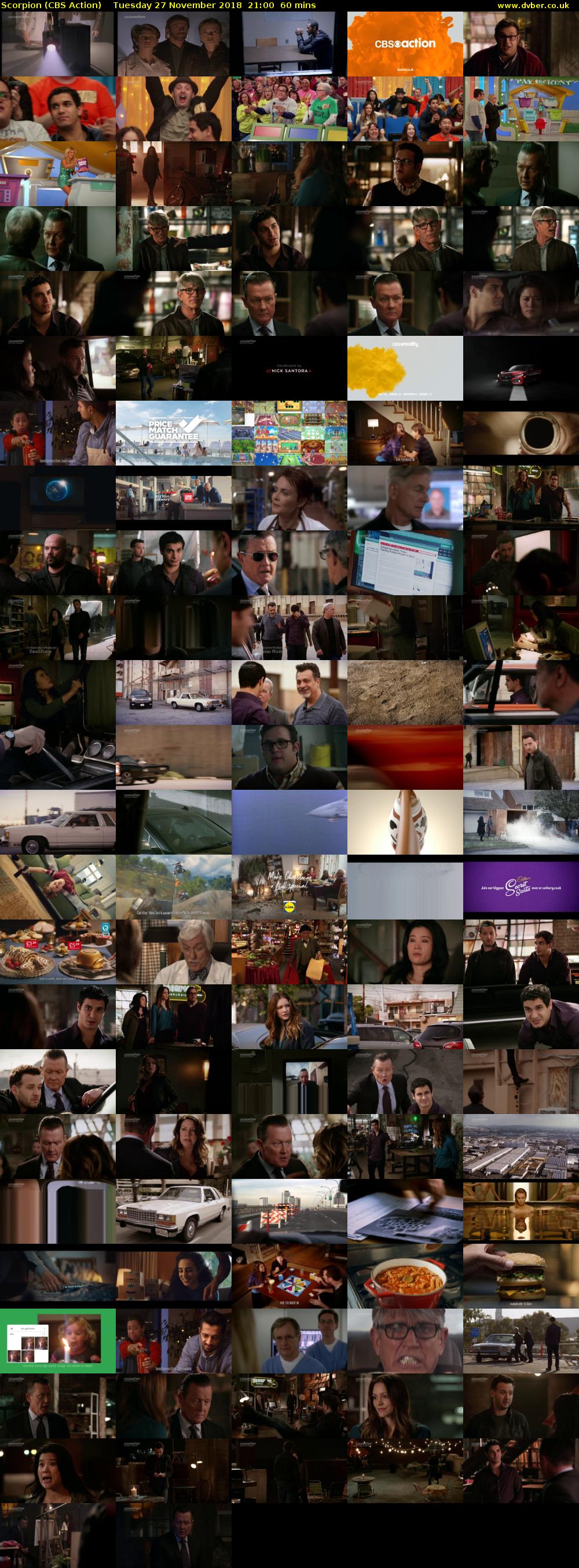 Scorpion (CBS Action) Tuesday 27 November 2018 21:00 - 22:00