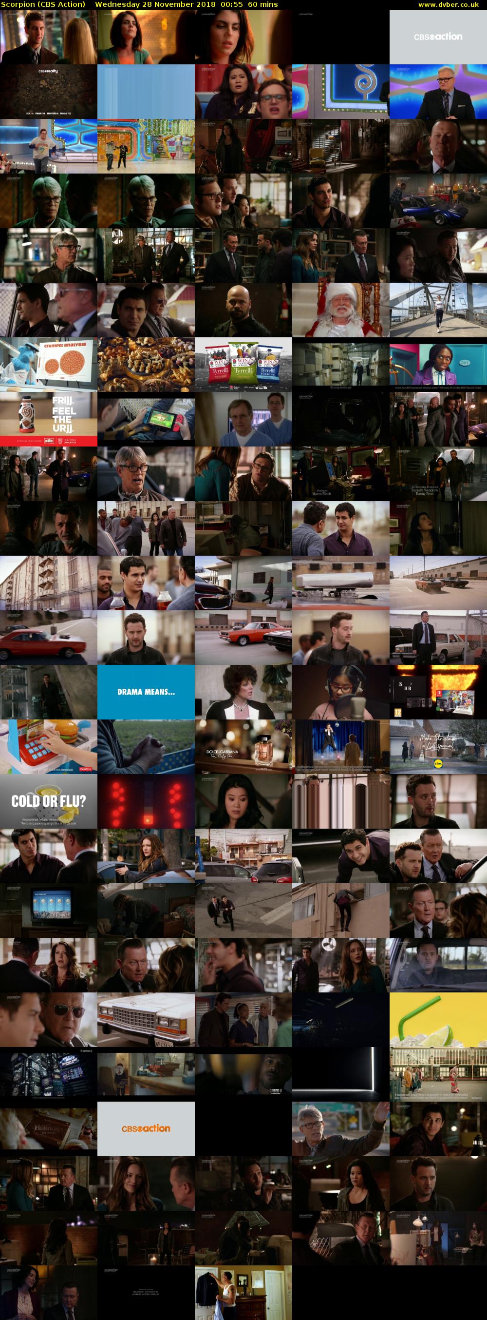 Scorpion (CBS Action) Wednesday 28 November 2018 00:55 - 01:55