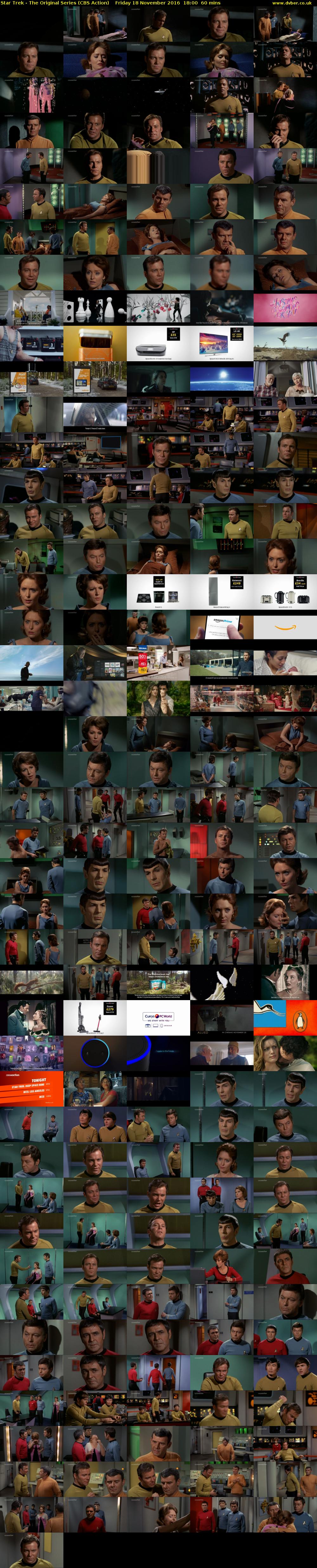 Star Trek - The Original Series (CBS Action) Friday 18 November 2016 18:00 - 19:00
