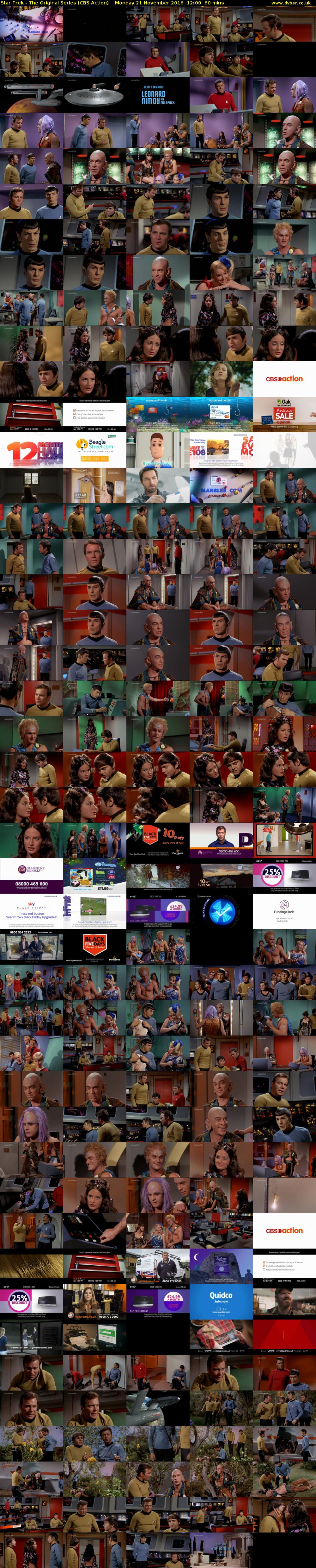 Star Trek - The Original Series (CBS Action) Monday 21 November 2016 12:00 - 13:00