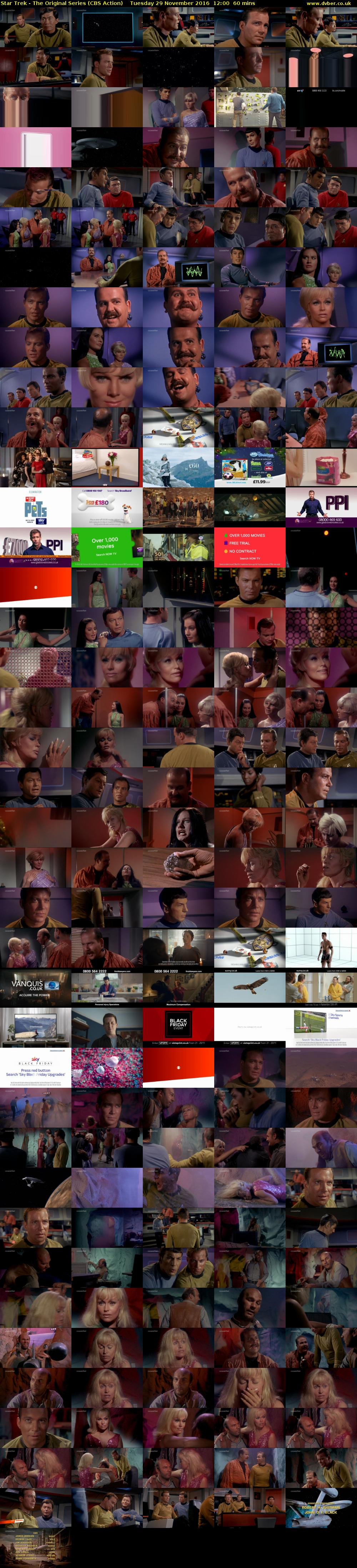 Star Trek - The Original Series (CBS Action) Tuesday 29 November 2016 12:00 - 13:00