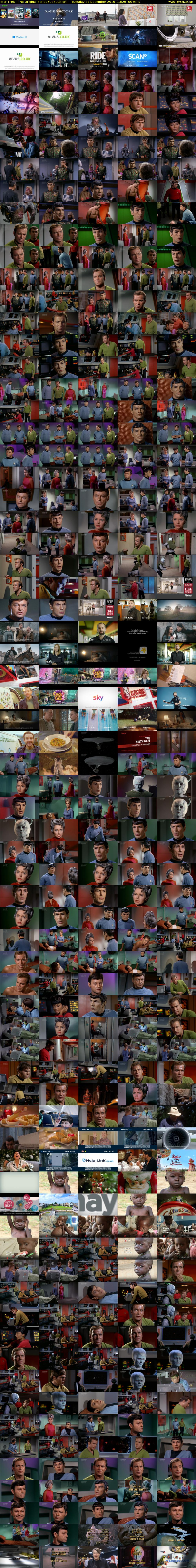 Star Trek - The Original Series (CBS Action) Tuesday 27 December 2016 13:20 - 14:25
