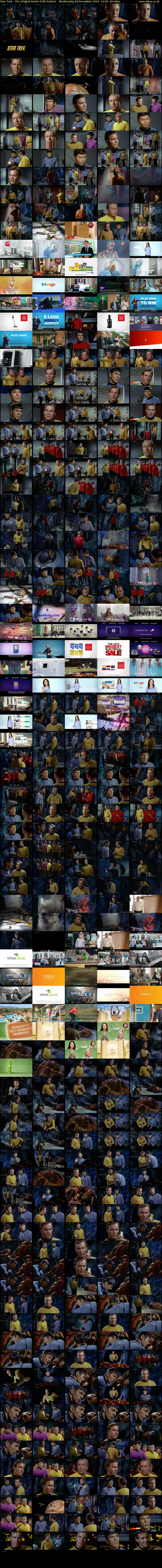 Star Trek - The Original Series (CBS Action) Wednesday 28 December 2016 12:00 - 13:00