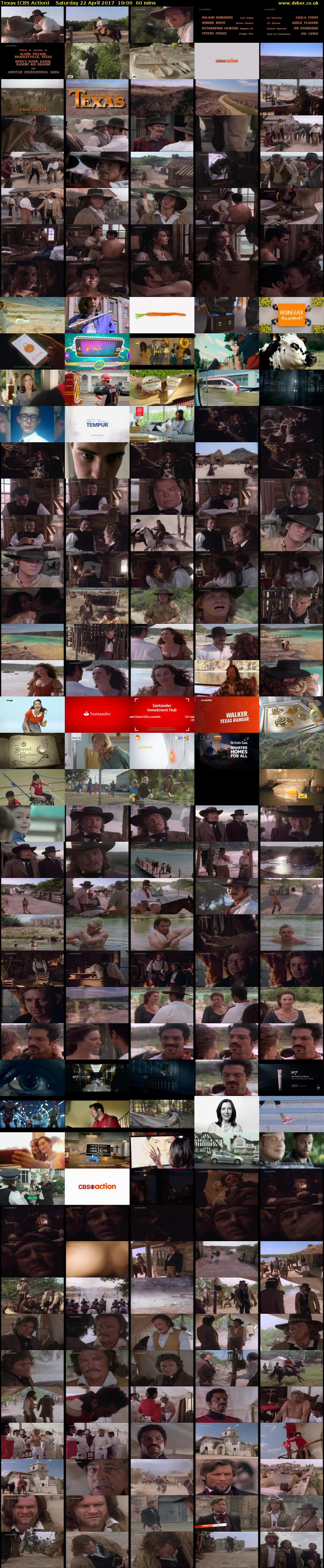 Texas (CBS Action) Saturday 22 April 2017 19:00 - 20:00