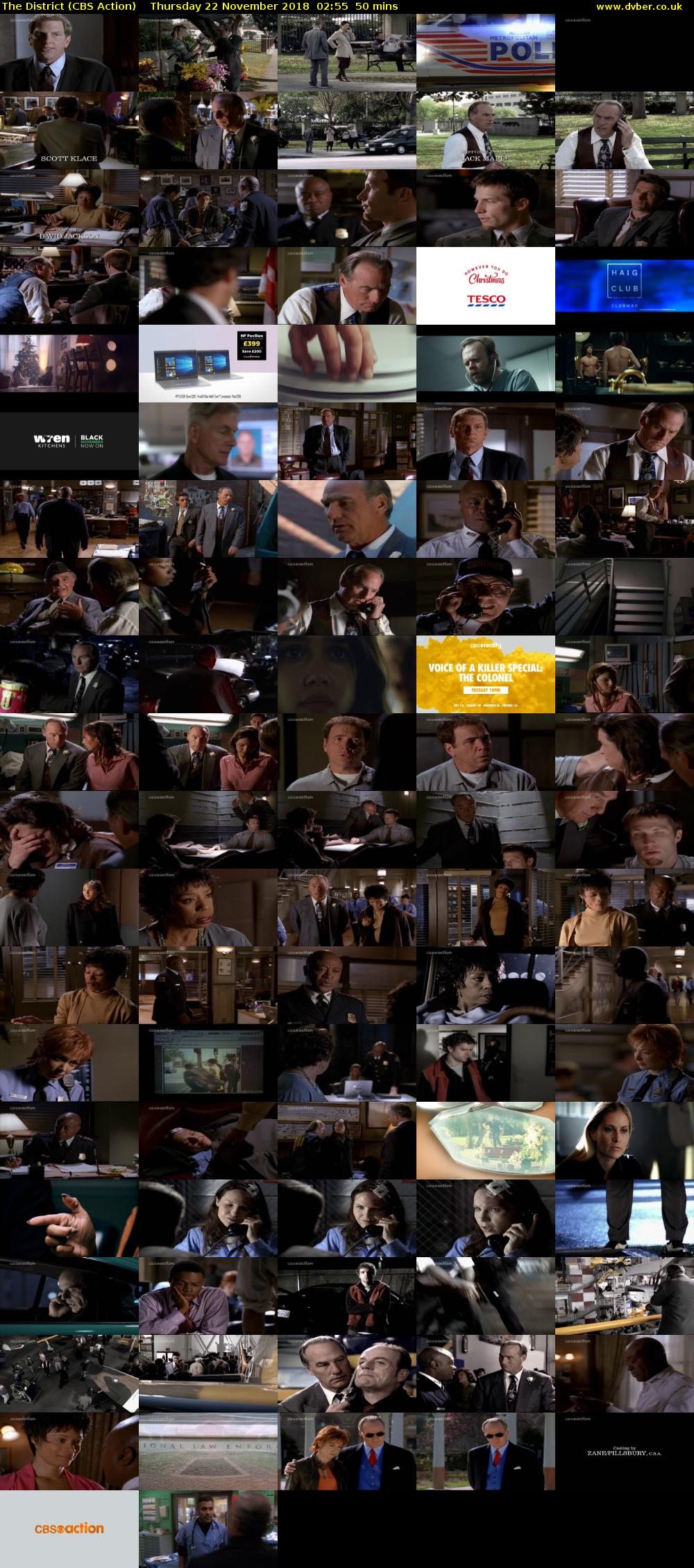 The District (CBS Action) Thursday 22 November 2018 02:55 - 03:45