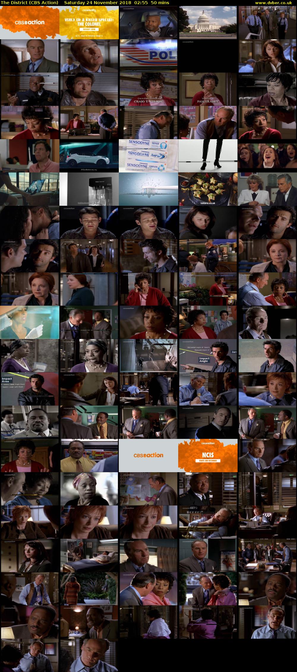 The District (CBS Action) Saturday 24 November 2018 02:55 - 03:45