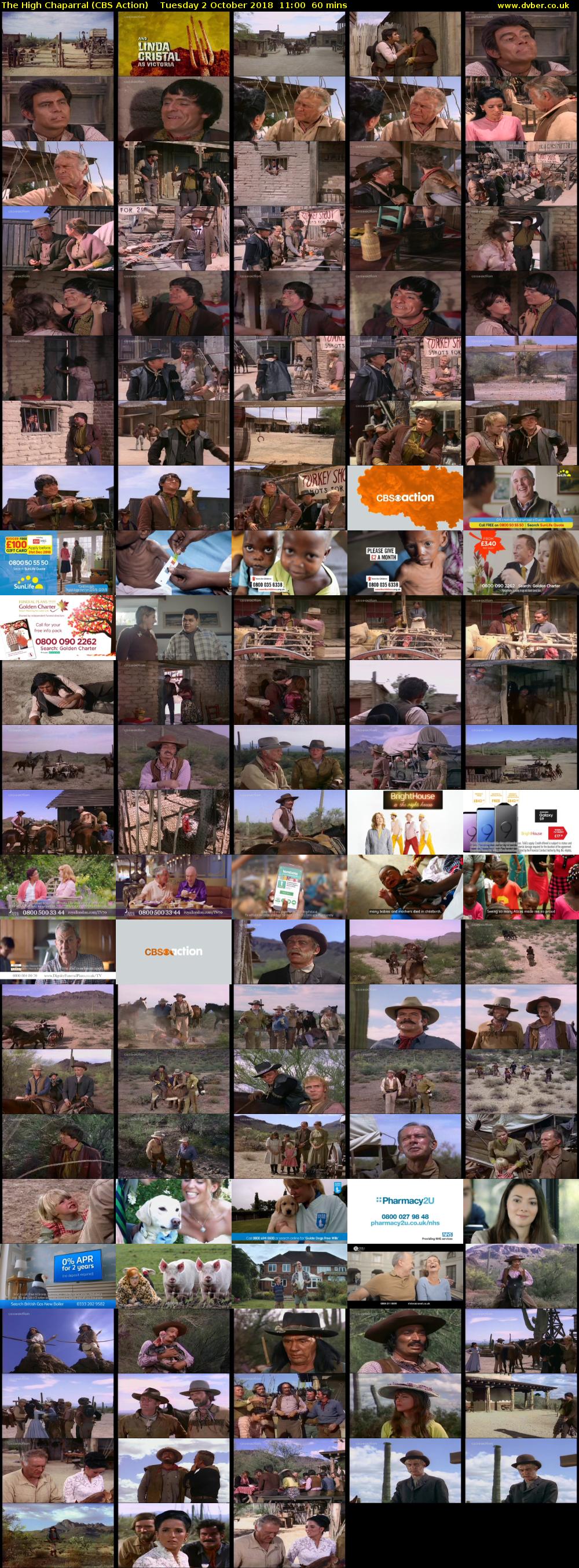 The High Chaparral (CBS Action) Tuesday 2 October 2018 11:00 - 12:00
