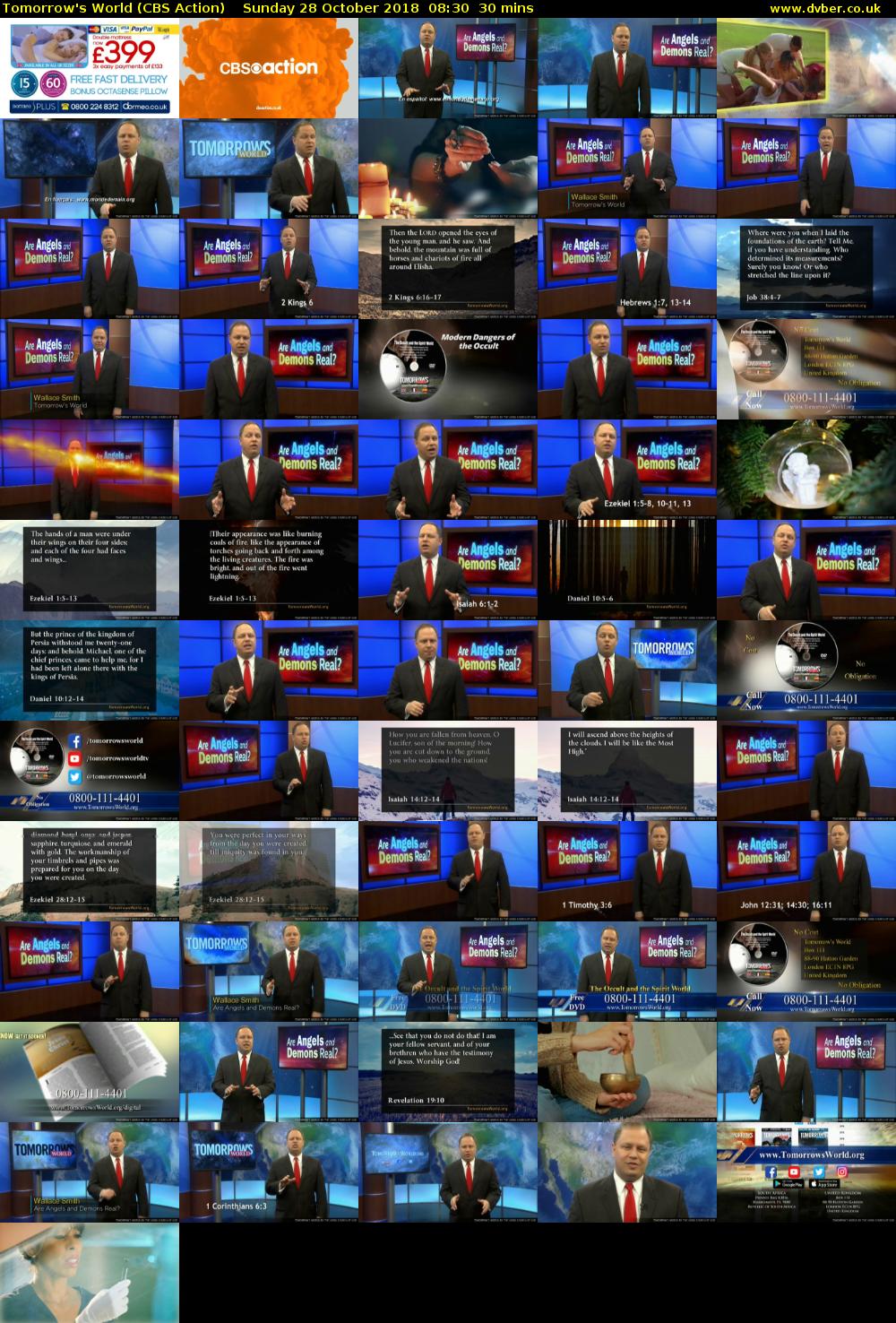 Tomorrow's World (CBS Action) Sunday 28 October 2018 08:30 - 09:00