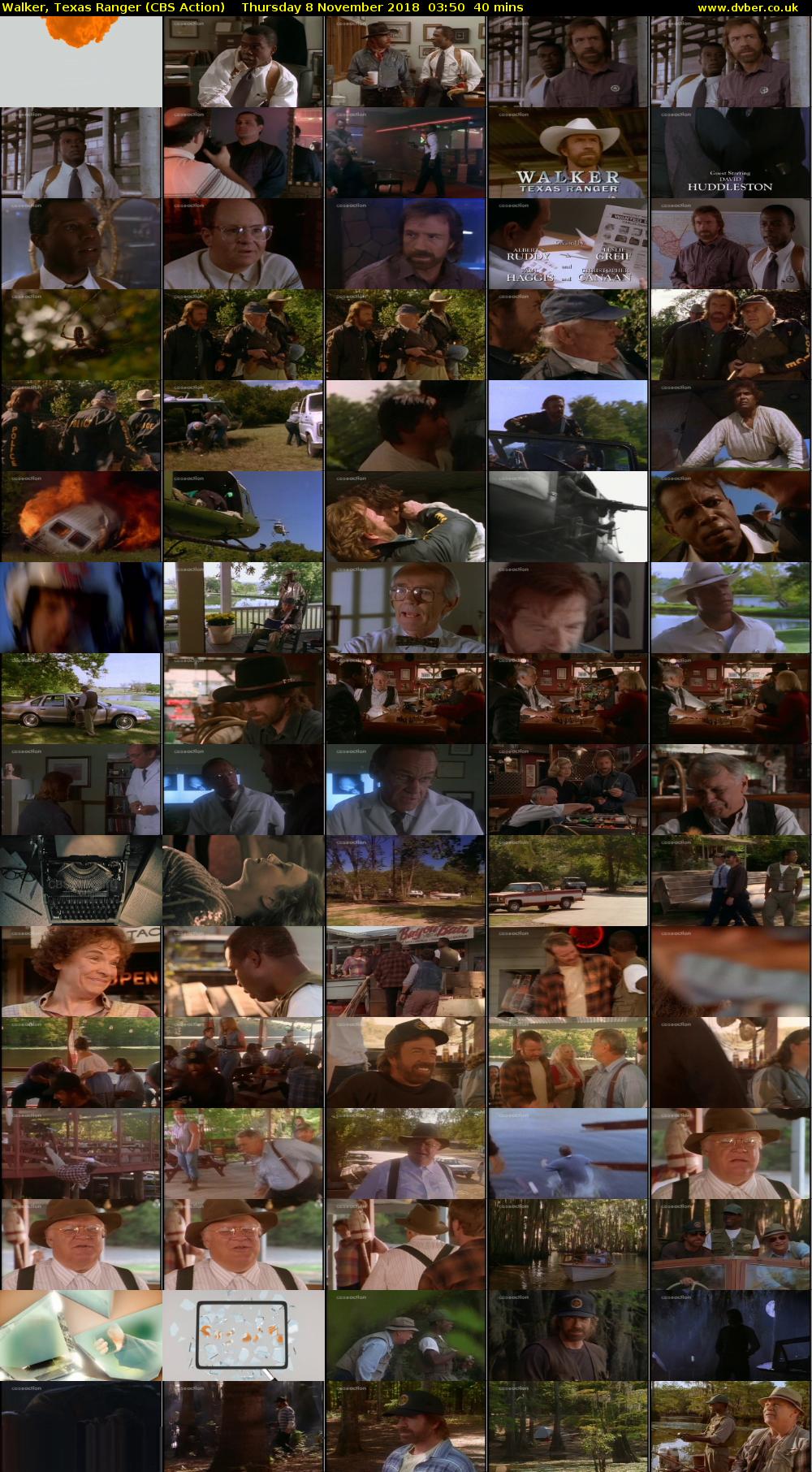 Walker, Texas Ranger (CBS Action) Thursday 8 November 2018 03:50 - 04:30