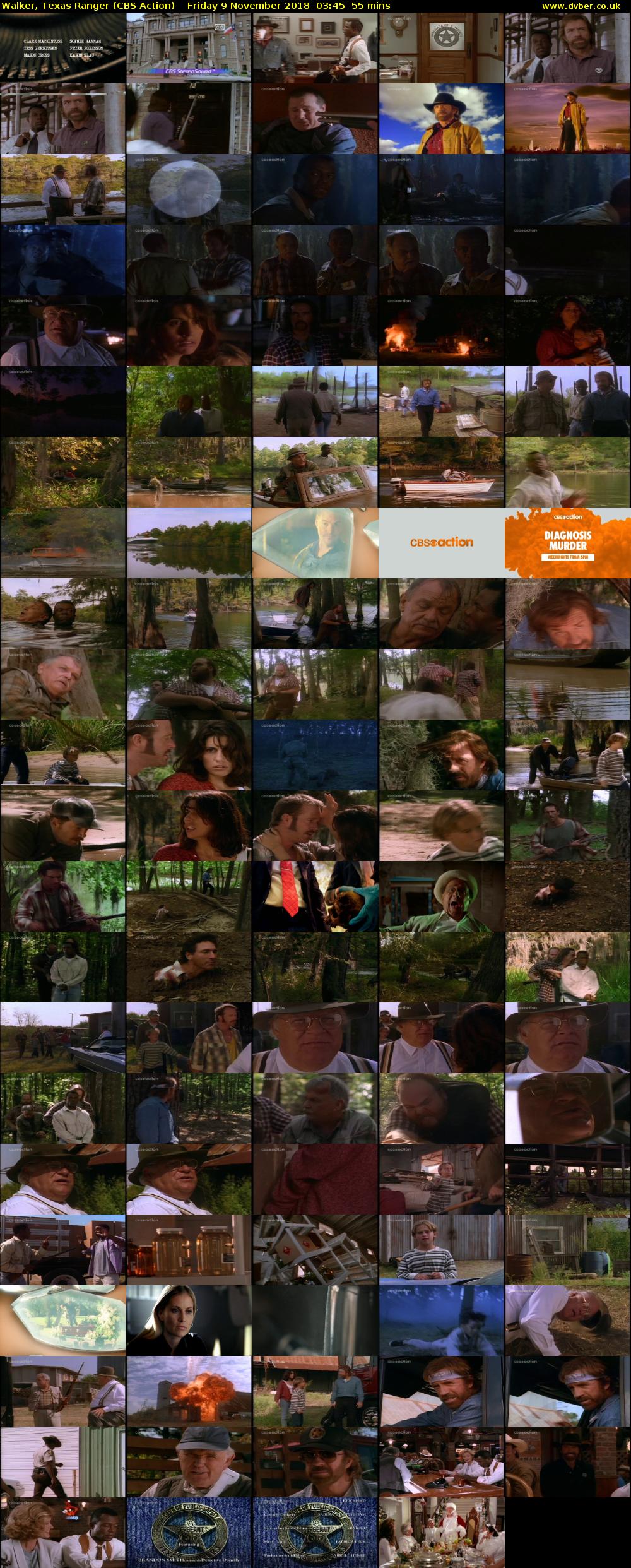 Walker, Texas Ranger (CBS Action) Friday 9 November 2018 03:45 - 04:40