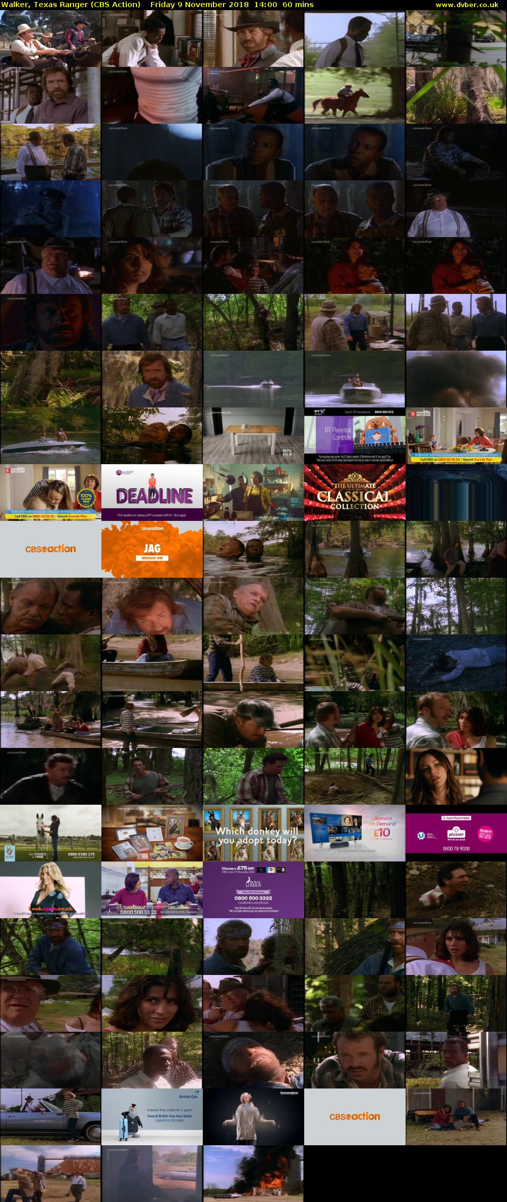 Walker, Texas Ranger (CBS Action) Friday 9 November 2018 14:00 - 15:00