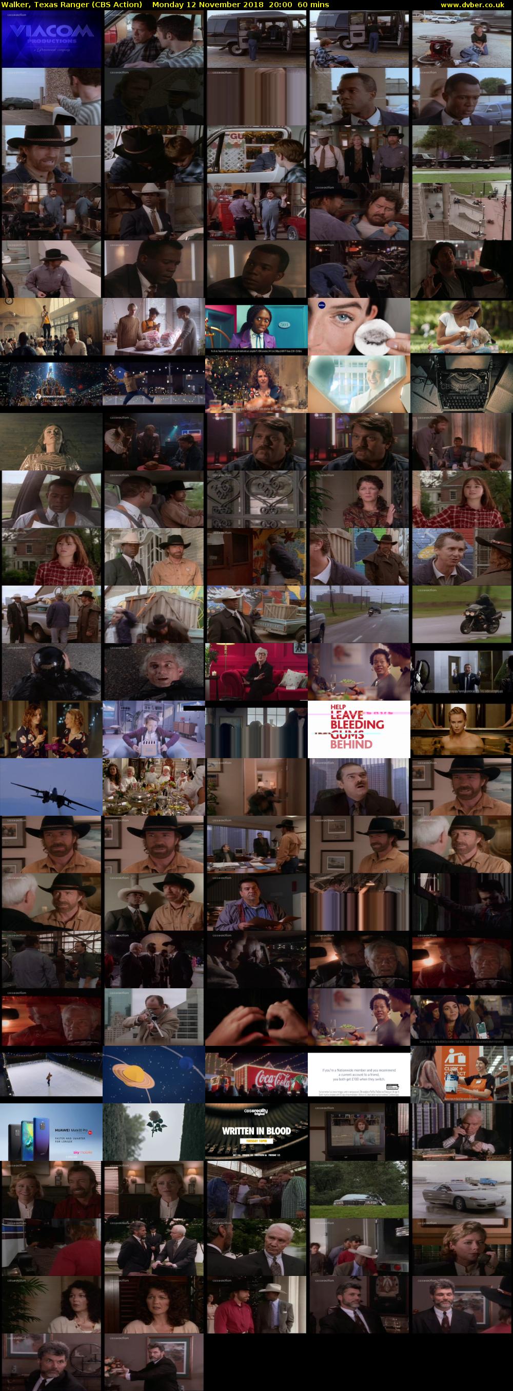 Walker, Texas Ranger (CBS Action) Monday 12 November 2018 20:00 - 21:00