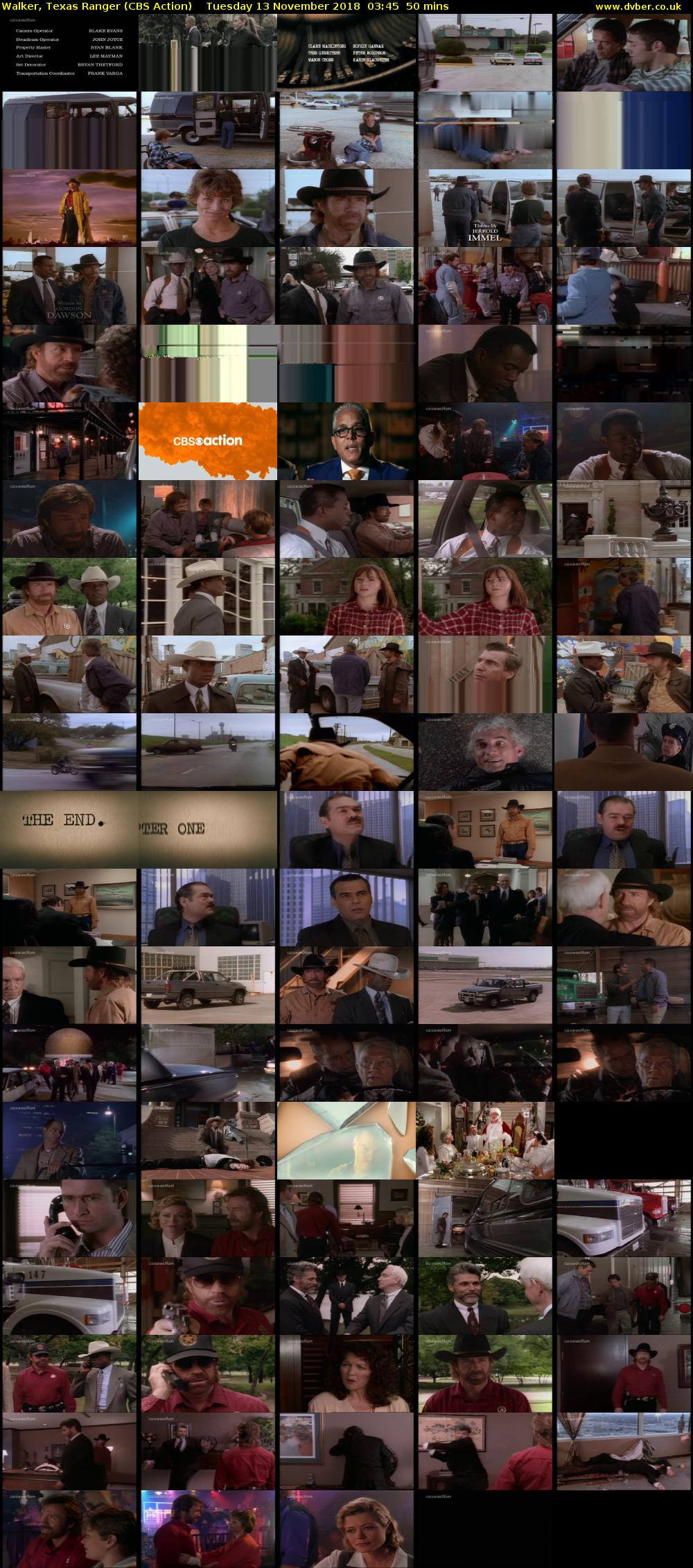 Walker, Texas Ranger (CBS Action) Tuesday 13 November 2018 03:45 - 04:35