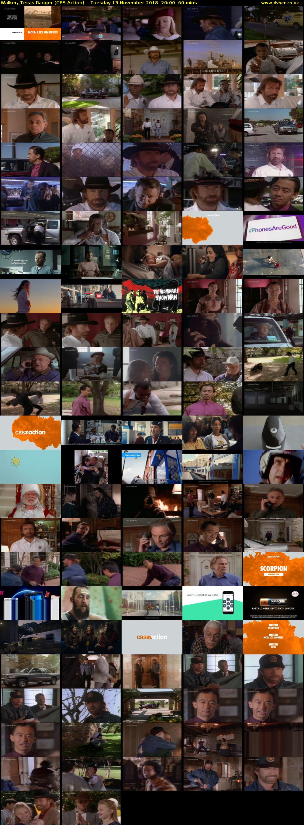 Walker, Texas Ranger (CBS Action) Tuesday 13 November 2018 20:00 - 21:00