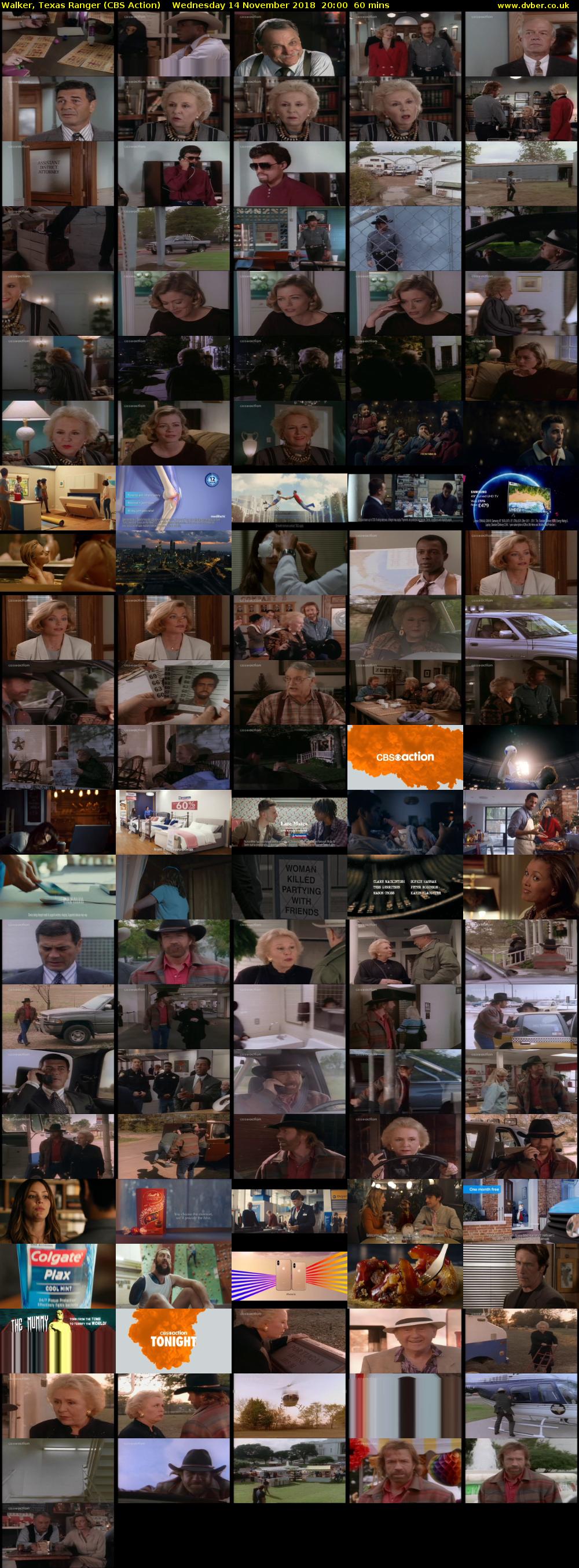 Walker, Texas Ranger (CBS Action) Wednesday 14 November 2018 20:00 - 21:00