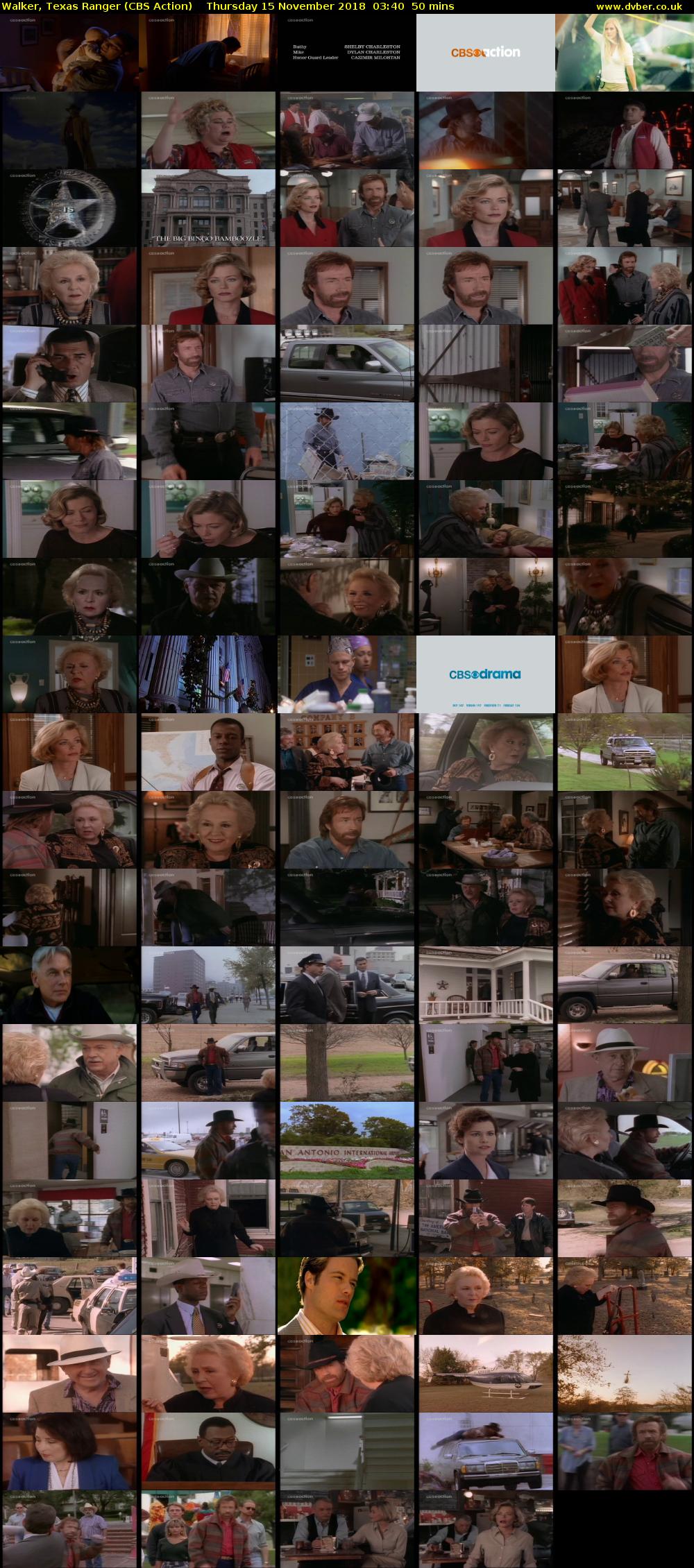 Walker, Texas Ranger (CBS Action) Thursday 15 November 2018 03:40 - 04:30