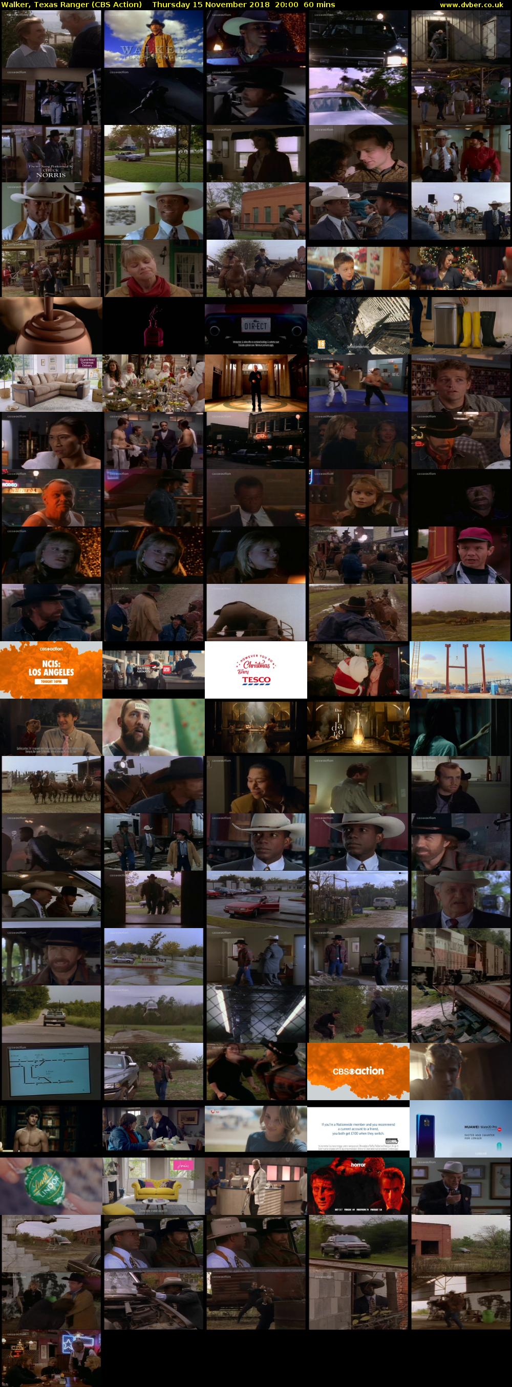 Walker, Texas Ranger (CBS Action) Thursday 15 November 2018 20:00 - 21:00