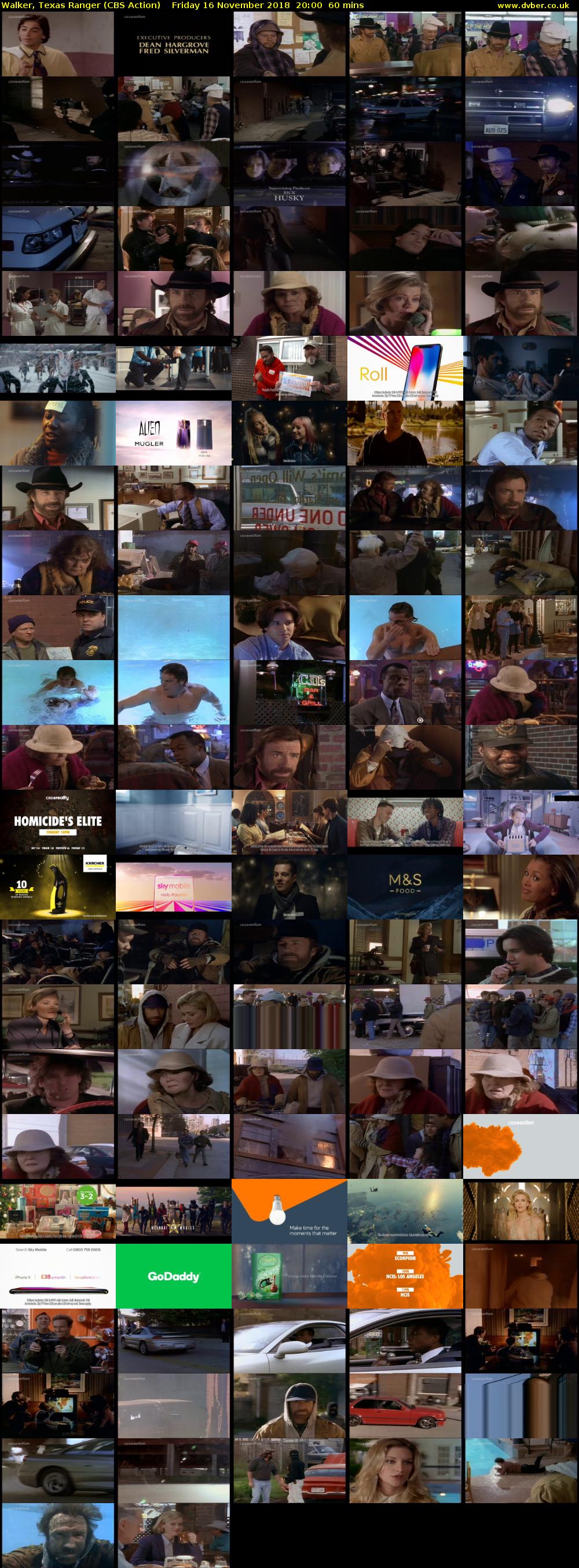 Walker, Texas Ranger (CBS Action) Friday 16 November 2018 20:00 - 21:00