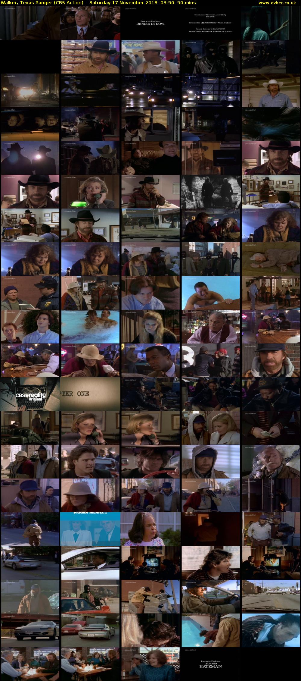 Walker, Texas Ranger (CBS Action) Saturday 17 November 2018 03:50 - 04:40
