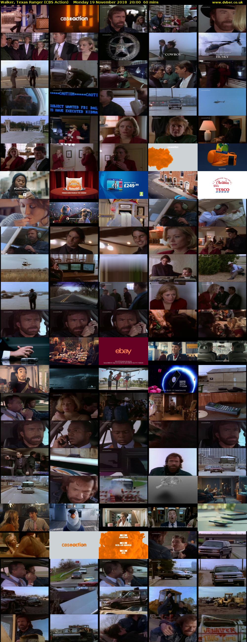 Walker, Texas Ranger (CBS Action) Monday 19 November 2018 20:00 - 21:00
