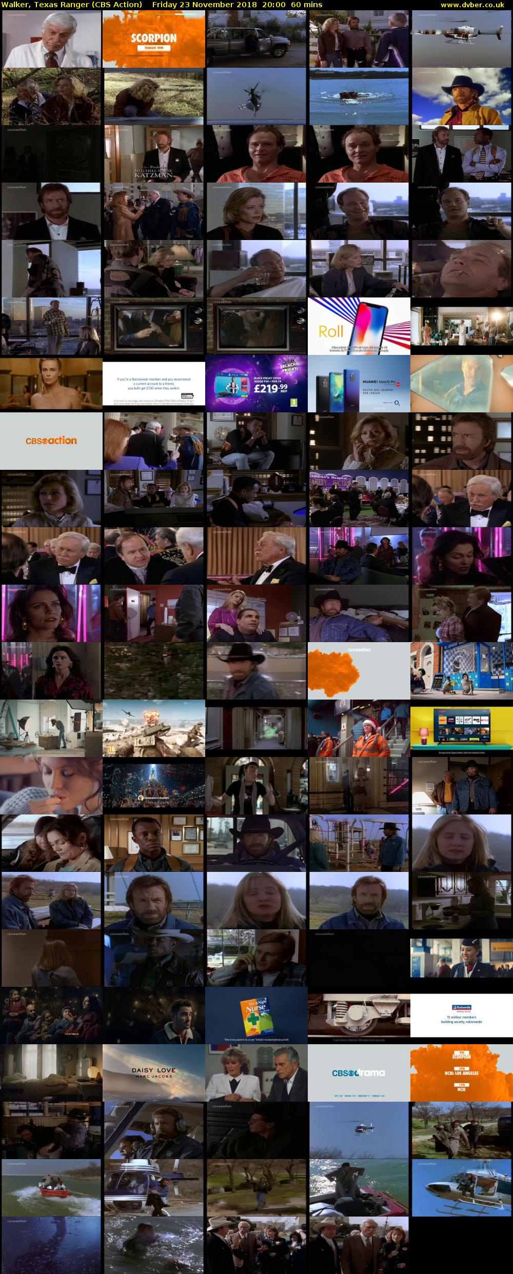 Walker, Texas Ranger (CBS Action) Friday 23 November 2018 20:00 - 21:00