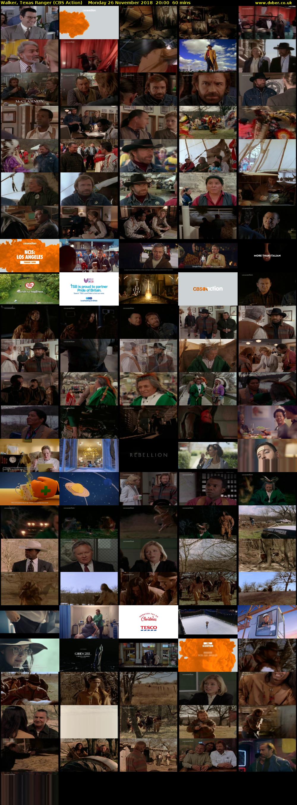 Walker, Texas Ranger (CBS Action) Monday 26 November 2018 20:00 - 21:00