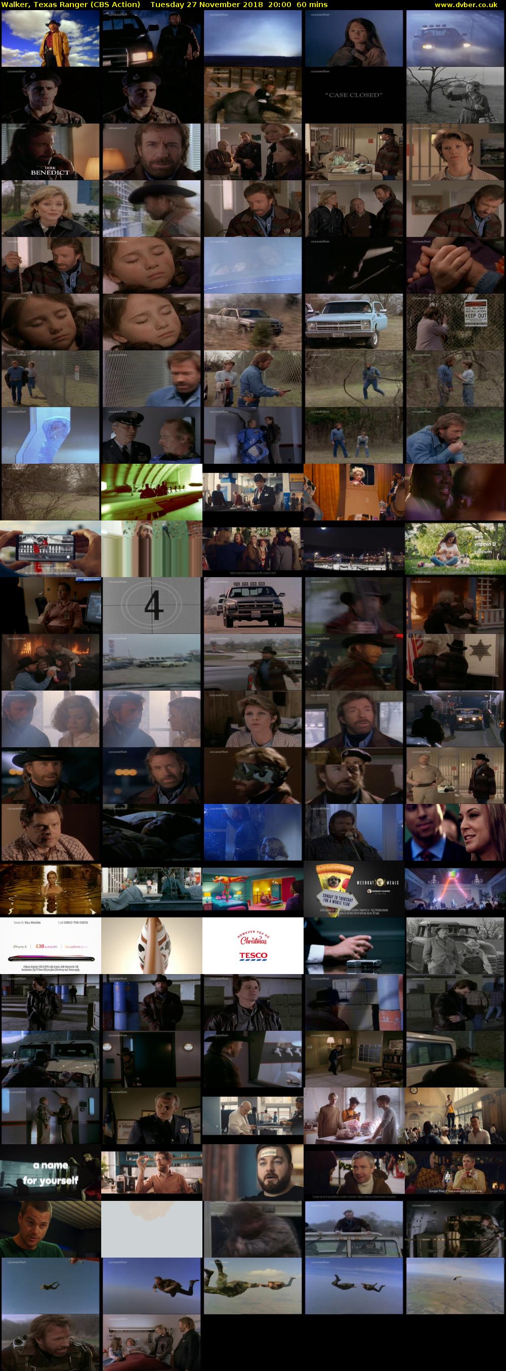 Walker, Texas Ranger (CBS Action) Tuesday 27 November 2018 20:00 - 21:00