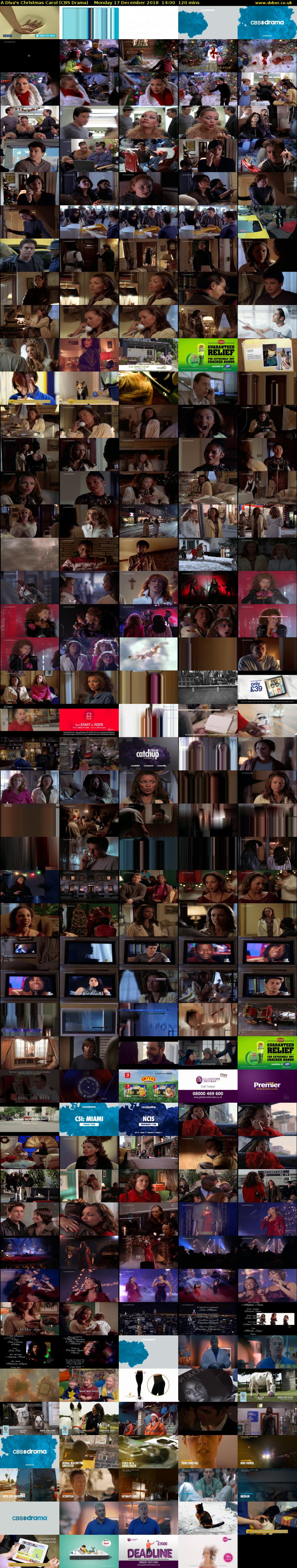 A Diva's Christmas Carol (CBS Drama) Monday 17 December 2018 14:00 - 16:00