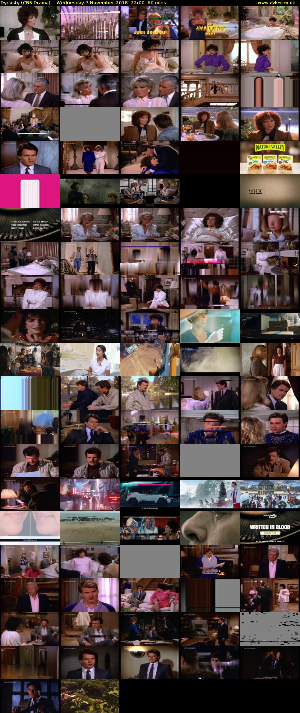 Dynasty (CBS Drama) Wednesday 7 November 2018 22:00 - 23:00