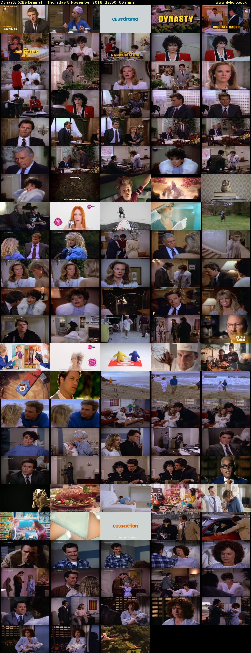 Dynasty (CBS Drama) Thursday 8 November 2018 22:00 - 23:00
