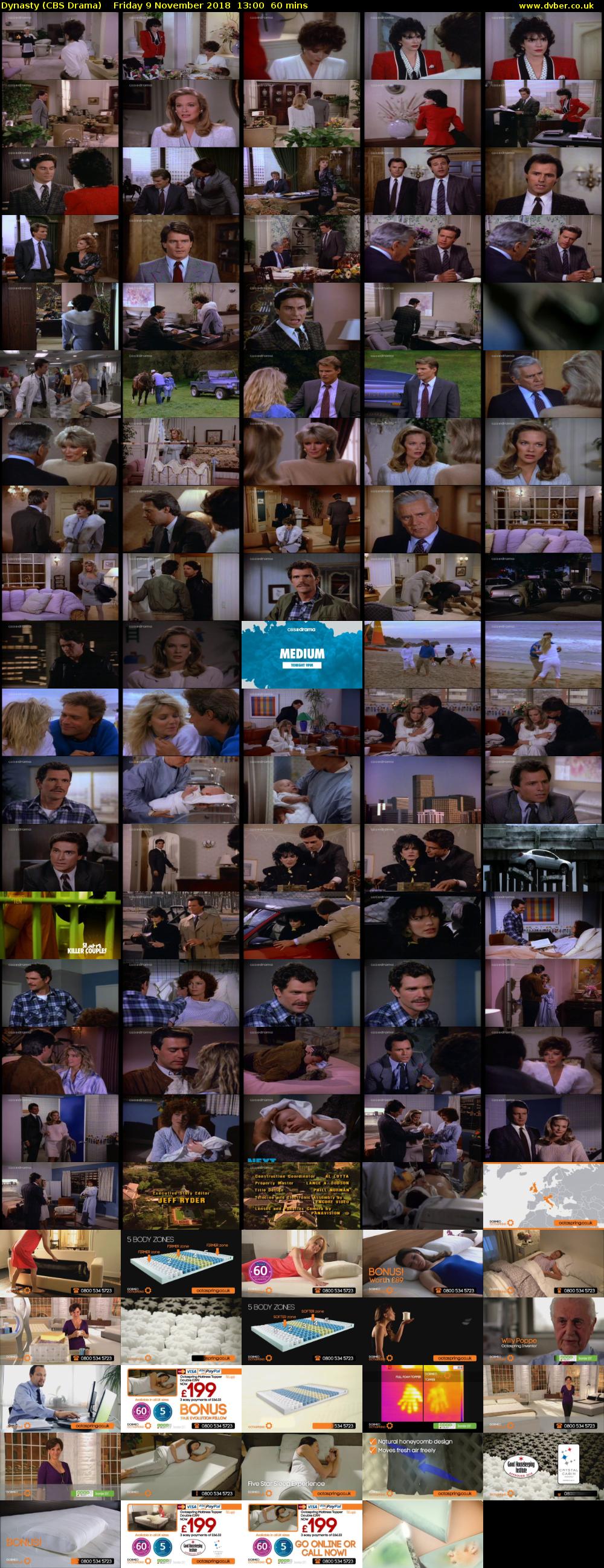 Dynasty (CBS Drama) Friday 9 November 2018 13:00 - 14:00