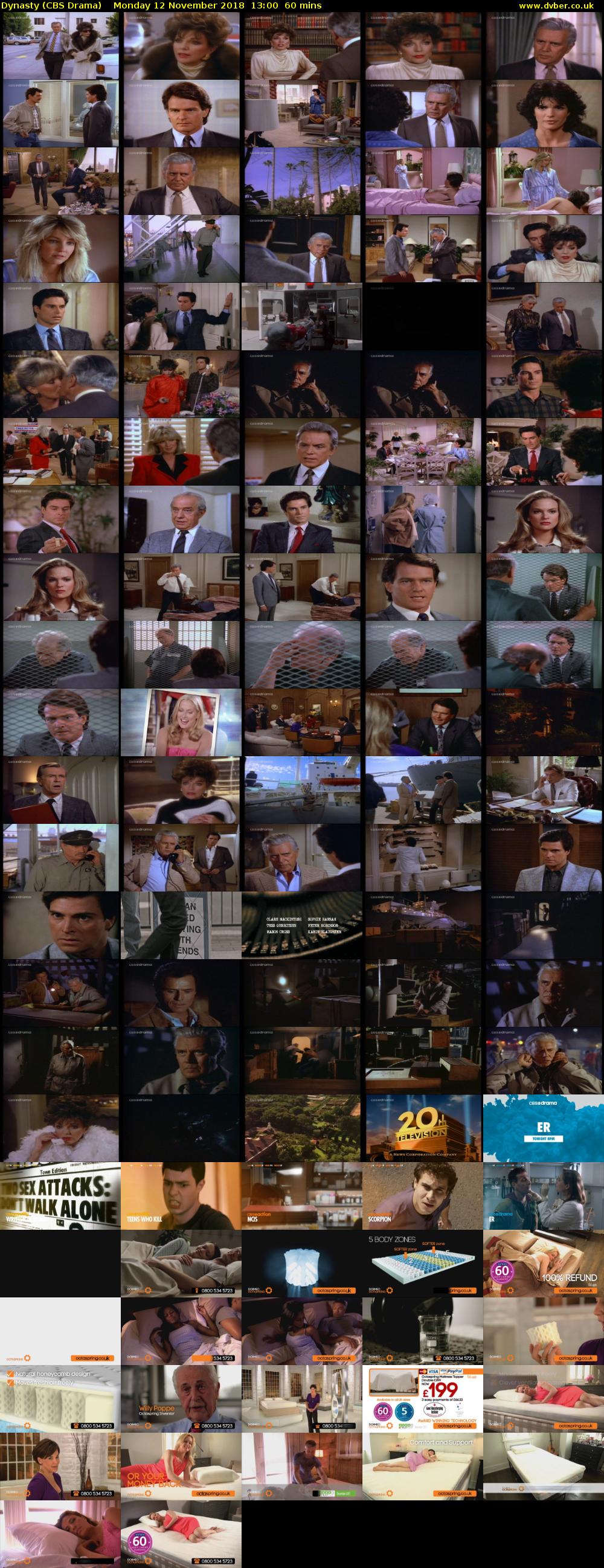 Dynasty (CBS Drama) Monday 12 November 2018 13:00 - 14:00