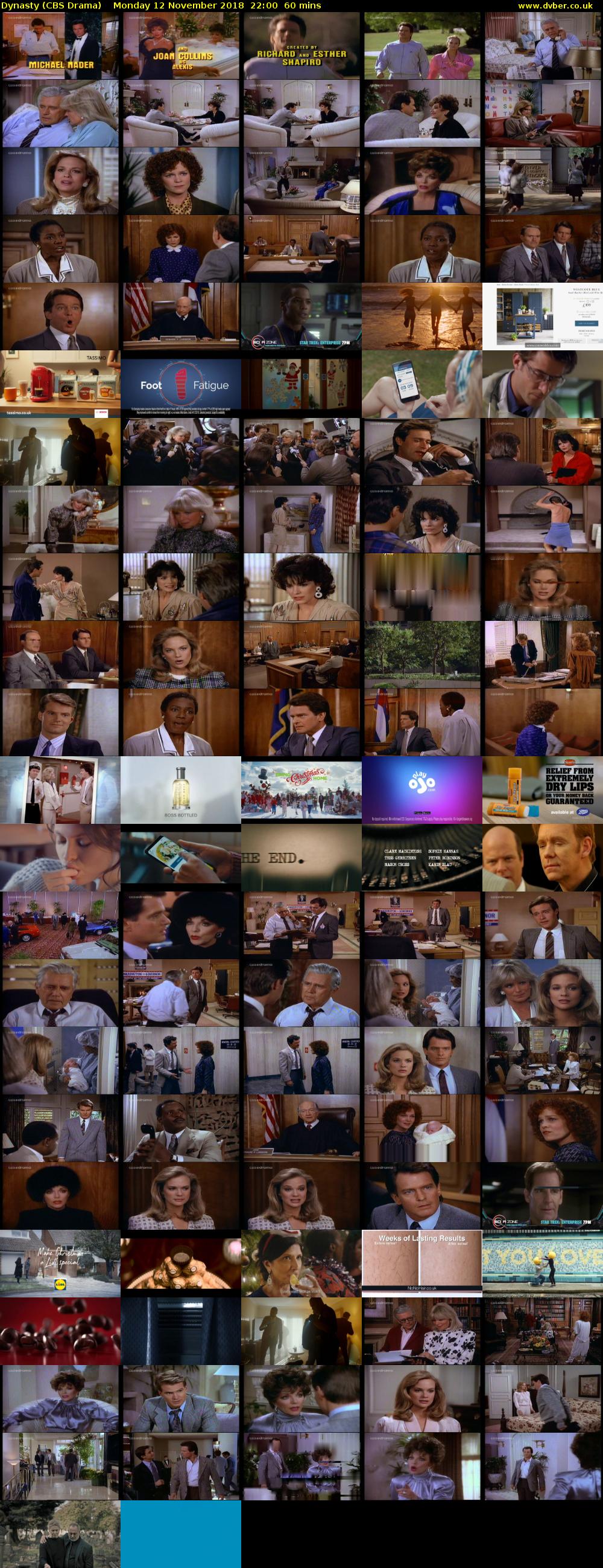 Dynasty (CBS Drama) Monday 12 November 2018 22:00 - 23:00