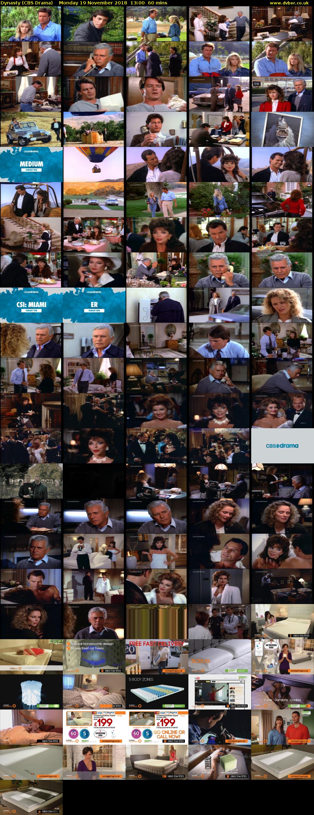 Dynasty (CBS Drama) Monday 19 November 2018 13:00 - 14:00