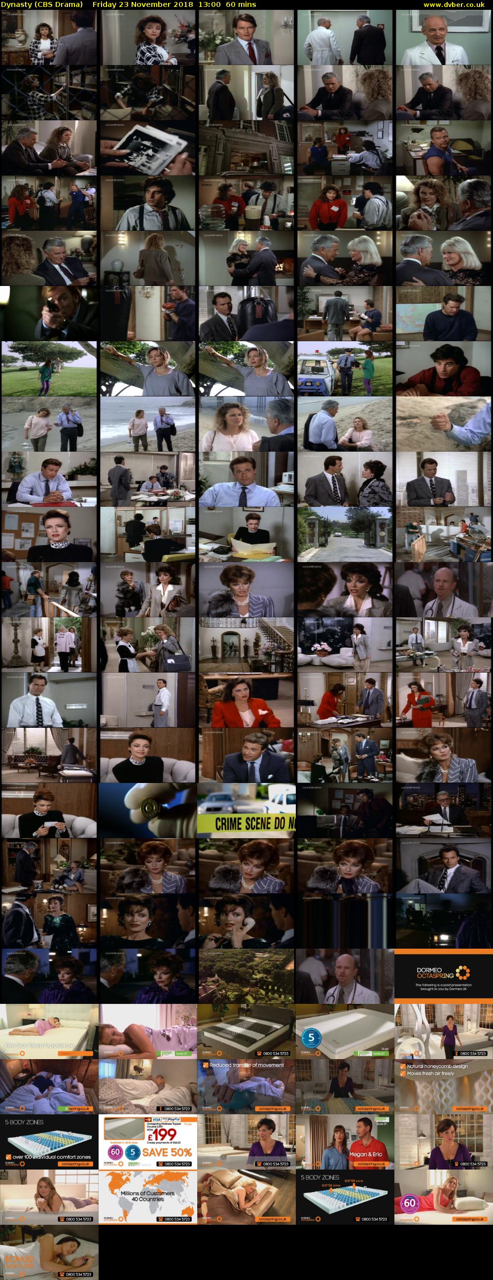 Dynasty (CBS Drama) Friday 23 November 2018 13:00 - 14:00