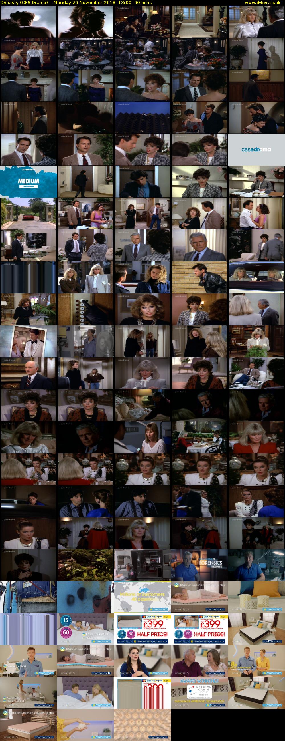 Dynasty (CBS Drama) Monday 26 November 2018 13:00 - 14:00