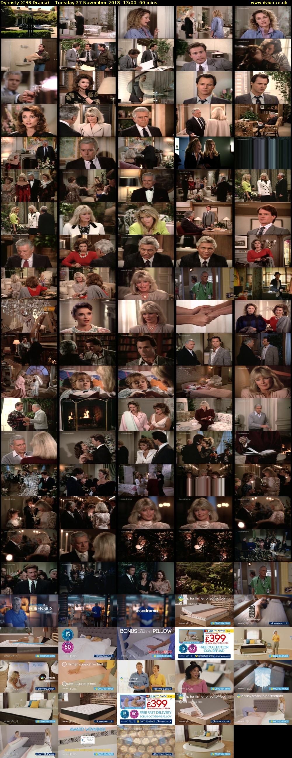 Dynasty (CBS Drama) Tuesday 27 November 2018 13:00 - 14:00